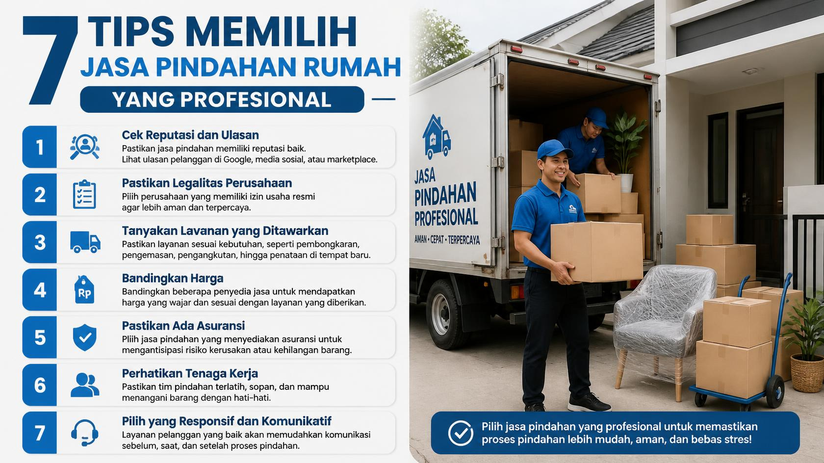 7 Tips Memilih Jasa Pindahan Rumah yang Profesional